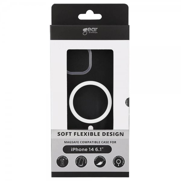 Gear iPhone 13/iPhone 14 Deksel MagSeries Transparent