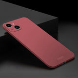 Mofi iPhone 14 Deksel Matte Shield Rød