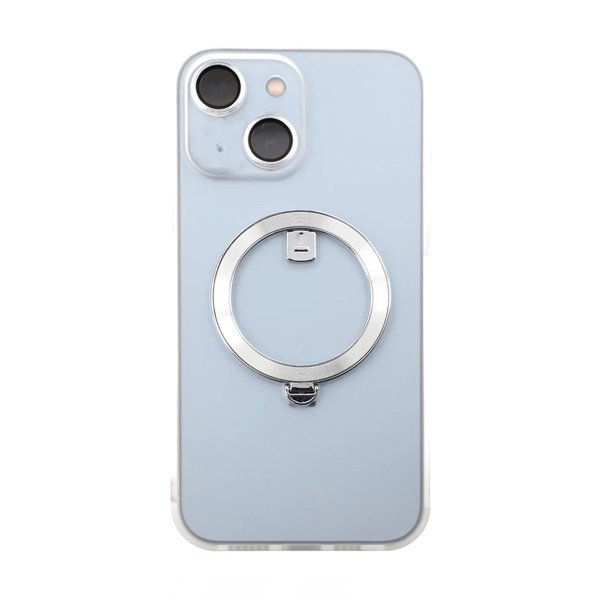 Rvelon iPhone 14 Deksel MagSafe Ring Hvit