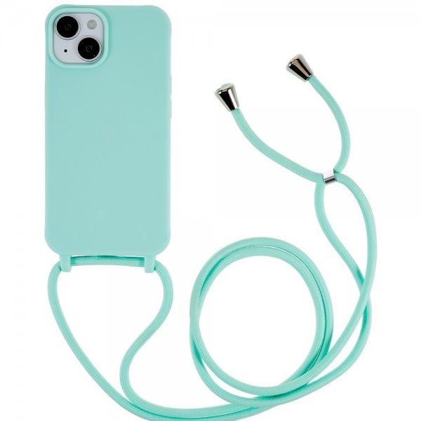 iPhone 14 Deksel med Stropp Grønn
