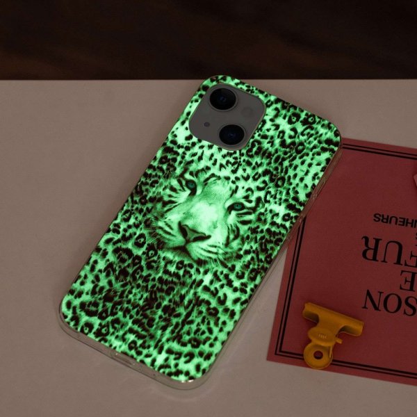 iPhone 14 Deksel Motiv Hvit Tiger
