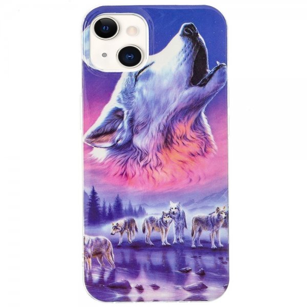 iPhone 14 Deksel Motiv Hyler Ulv