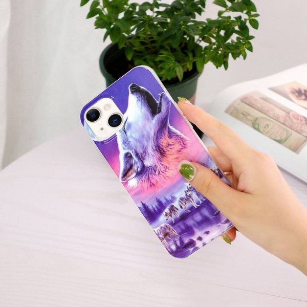 iPhone 14 Deksel Motiv Hyler Ulv