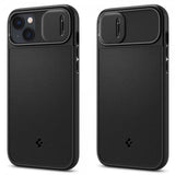 Spigen iPhone 14 Deksel Optik Armor MagFit Svart