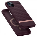 Caseology iPhone 14 Deksel Parallax Mag Burgundy Bean