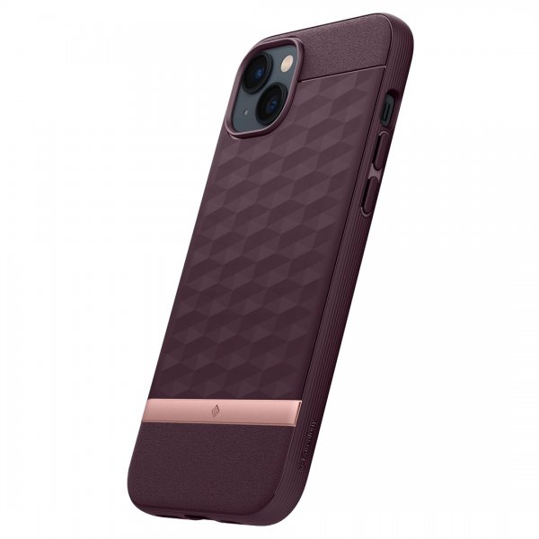 Caseology iPhone 14 Deksel Parallax Mag Burgundy Bean