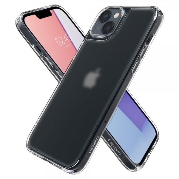 Spigen iPhone 14 Deksel Quartz Hybrid Matte Clear