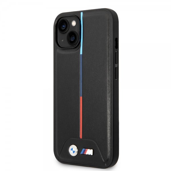 BMW iPhone 14 Deksel Tikattu Svart