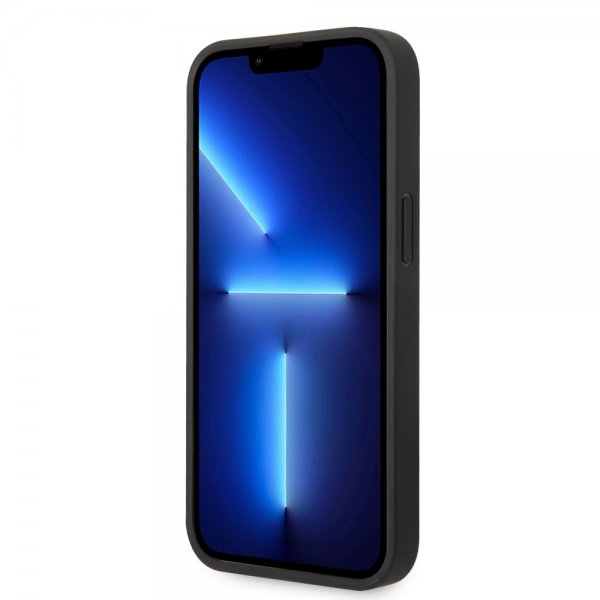 BMW iPhone 14 Deksel Tikattu Svart
