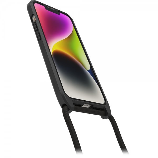 Otterbox iPhone 14 Deksel React Necklace MagSafe Svart