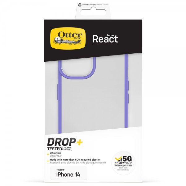 Otterbox iPhone 14 Deksel React Purplexing