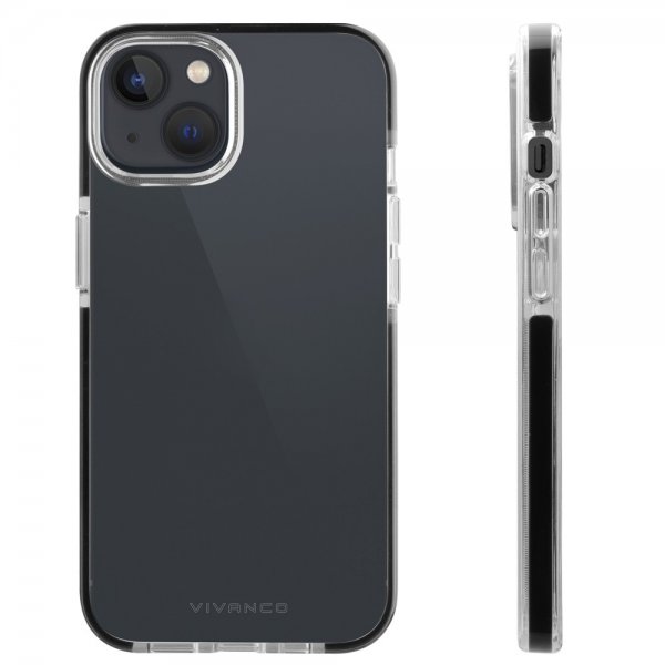 Vivanco iPhone 14 Deksel Rock Solid Svart Klar