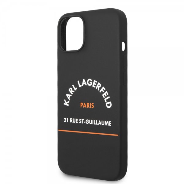 Karl Lagerfeld iPhone 14 Deksel Rue St Guillaume Svart