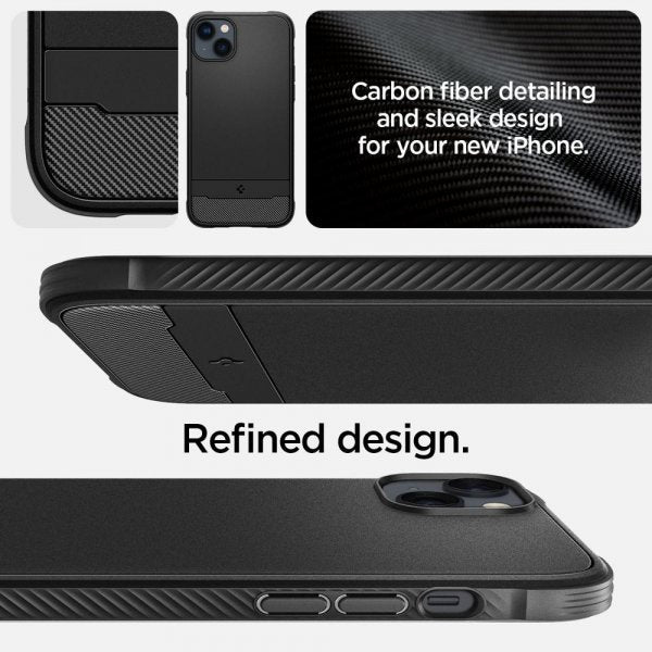 Spigen iPhone 14 Deksel Rugged Armor MagFit Matte Black