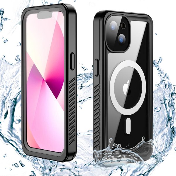 4smarts iPhone 14 Deksel Rugged Case Stark MagSafe Svart