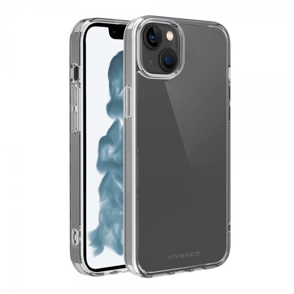 Vivanco iPhone 14 Deksel Safe & Steady Transparent