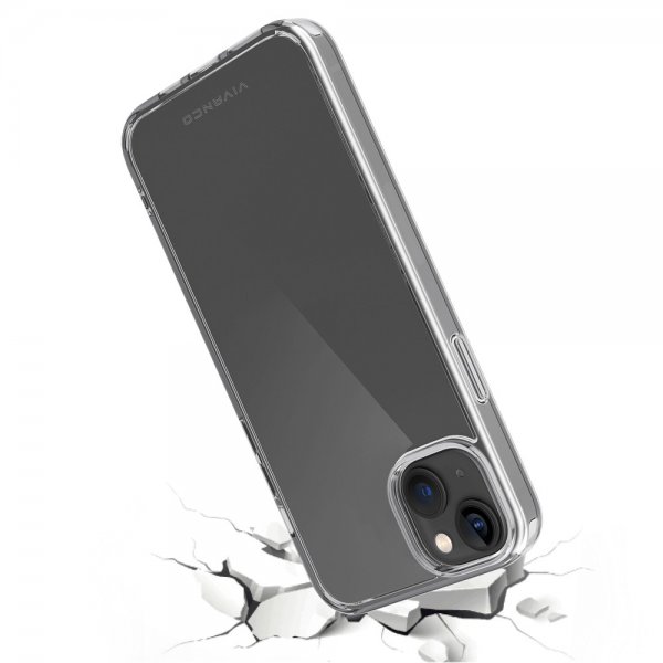 Vivanco iPhone 14 Deksel Safe & Steady Transparent