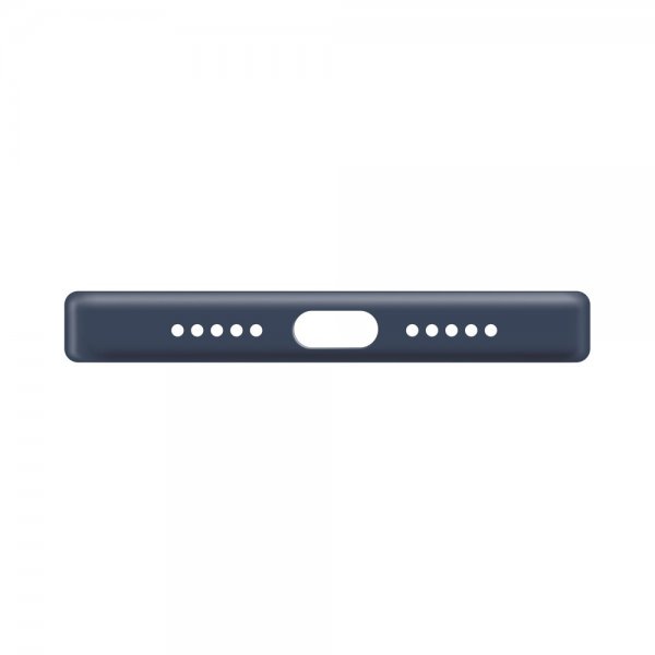 Xqisit iPhone 14 Deksel Silicone Case Lyseblå