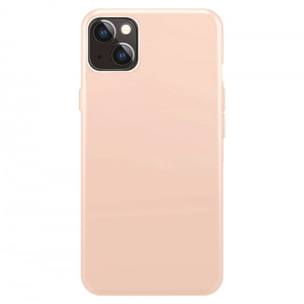 Xqisit iPhone 14 Plus Deksel Silicone Case Sand