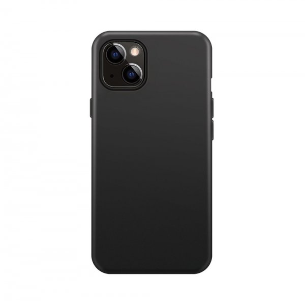 Xqisit iPhone 14 Deksel Silicone Case Svart