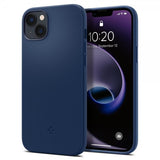 Spigen iPhone 14 Deksel Silicone Fit MagFit Navy Blue