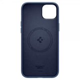 Spigen iPhone 14 Deksel Silicone Fit MagFit Navy Blue