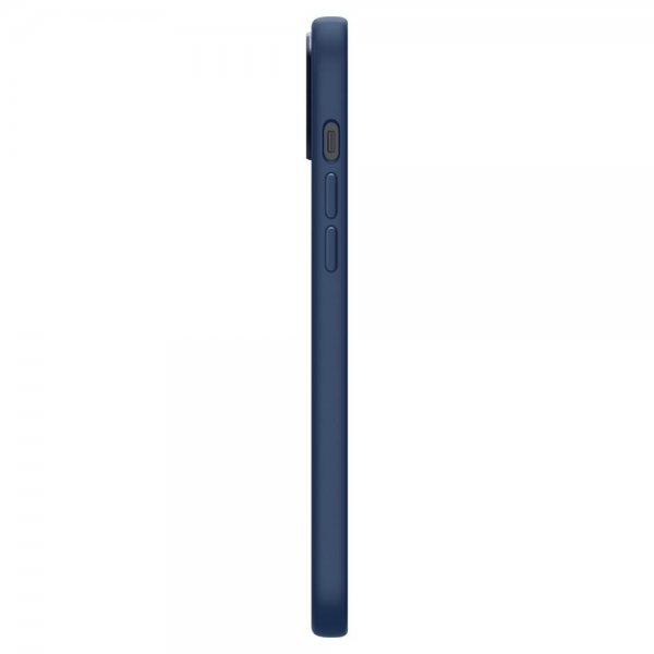 Spigen iPhone 14 Deksel Silicone Fit MagFit Navy Blue