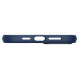 Spigen iPhone 14 Deksel Silicone Fit MagFit Navy Blue