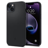 Spigen iPhone 14 Deksel Silicone Fit MagFit Svart