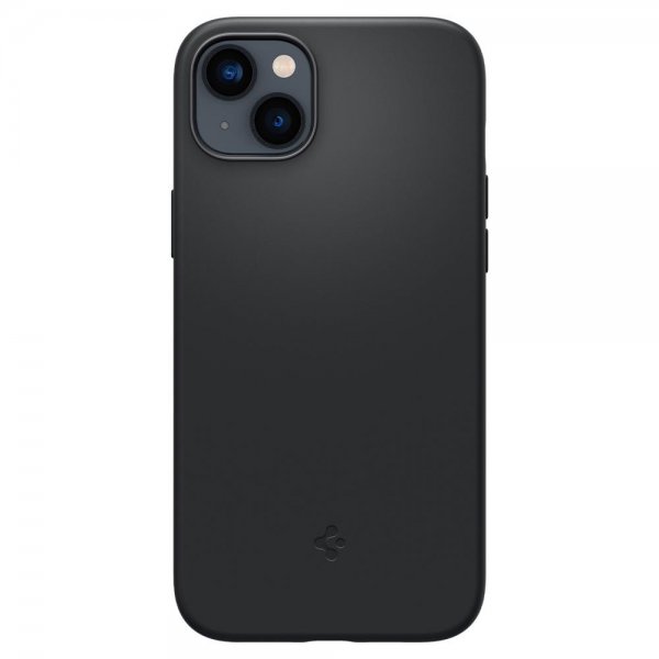 Spigen iPhone 14 Deksel Silicone Fit MagFit Svart