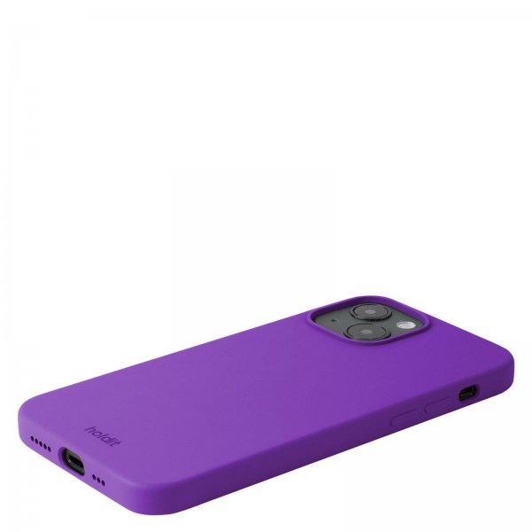 holdit iPhone 14 Deksel Silikon Bright Purple
