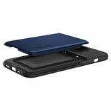 Spigen iPhone 14 Deksel Slim Armor CS Navy Blue