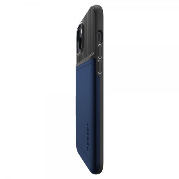 Spigen iPhone 14 Deksel Slim Armor CS Navy Blue