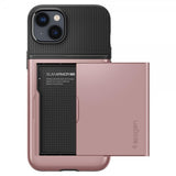 Spigen iPhone 14 Deksel Slim Armor CS Rose Gold
