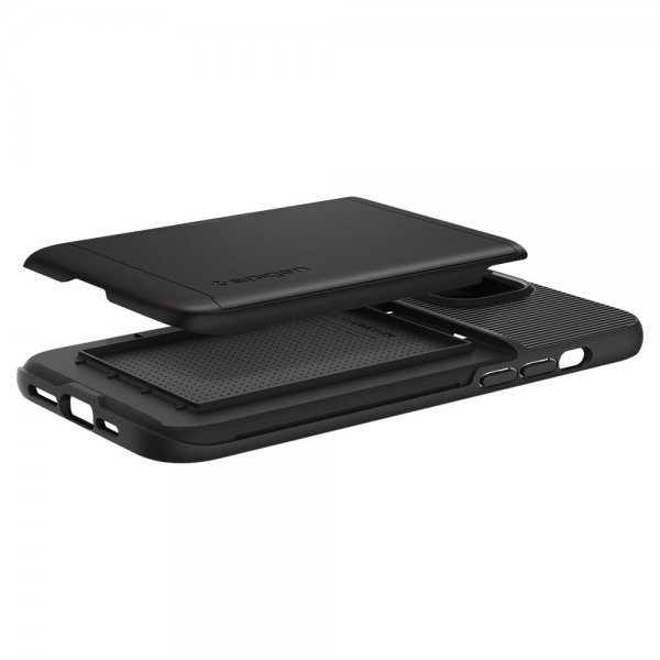 Spigen iPhone 14 Deksel Slim Armor CS Svart