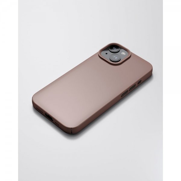 Nudient iPhone 14 Deksel Thin Case MagSafe Dusty Pink
