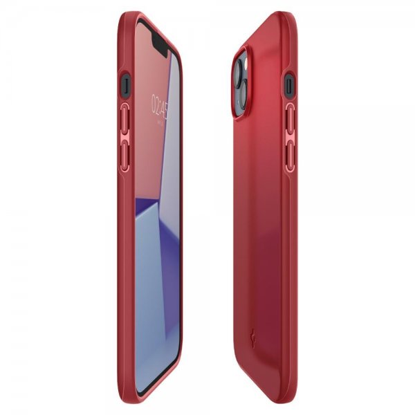 Spigen iPhone 14 Deksel Thin Fit Rød