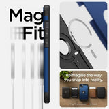 Spigen iPhone 14 Deksel Tough Armor MagFit Navy Blue
