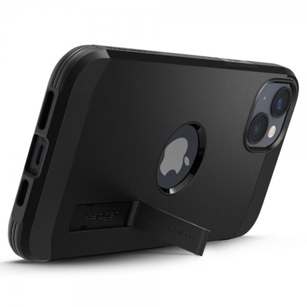 Spigen iPhone 14 Deksel Tough Armor MagFit Svart
