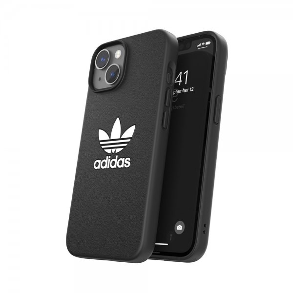 Adidas iPhone 14 Deksel Trefoil Snap Case Svart