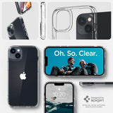 Spigen iPhone 14 Deksel Ultra Hybrid Crystal Clear