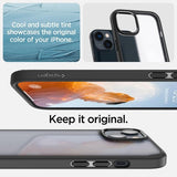 Spigen iPhone 14 Deksel Ultra Hybrid Frost Black