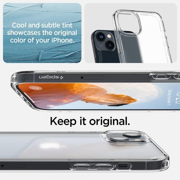 Spigen iPhone 14 Deksel Ultra Hybrid Frost Clear