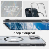 Spigen iPhone 14 Deksel Ultra Hybrid MagFit Carbon Fiber