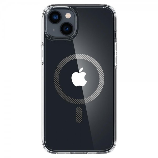 Spigen iPhone 14 Deksel Ultra Hybrid MagFit Carbon Fiber