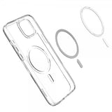 Spigen iPhone 14 Deksel Ultra Hybrid MagFit Carbon Fiber