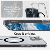 Spigen iPhone 14 Deksel Ultra Hybrid MagFit Svart