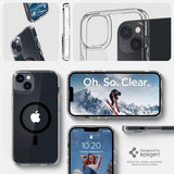 Spigen iPhone 14 Deksel Ultra Hybrid MagFit Svart