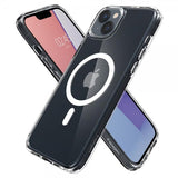 Spigen iPhone 14 Deksel Ultra Hybrid MagFit Hvit