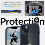 Spigen iPhone 14 Deksel Ultra Hybrid Navy Blue
